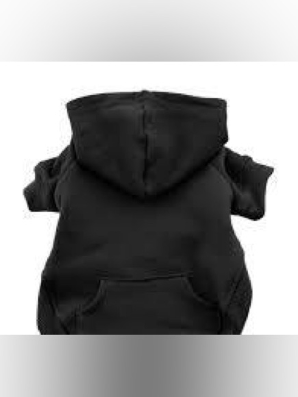 Brand NEW & RARE Jet Black COMFRT Size XL Dog Hoodie! 🐾❤️